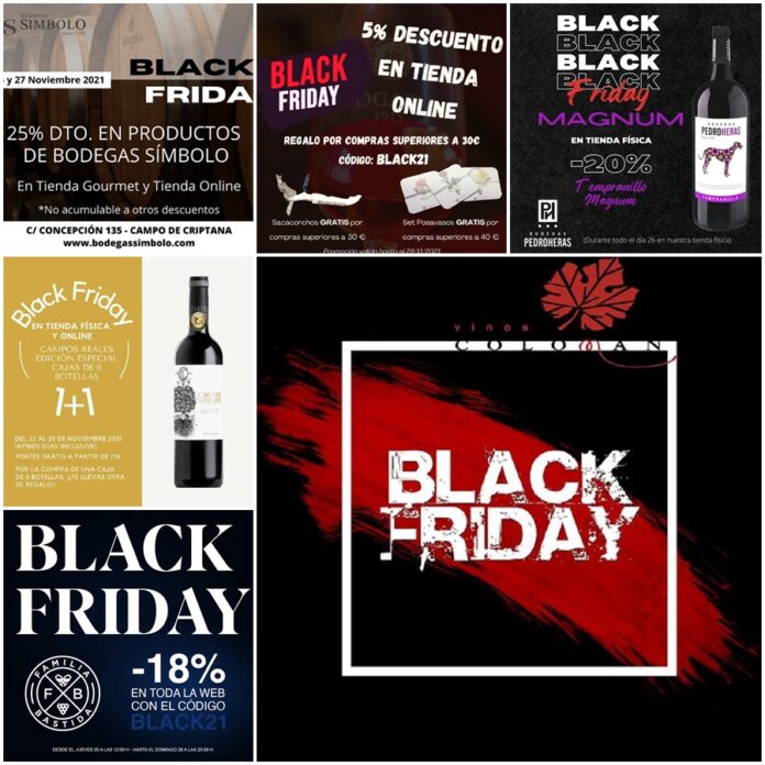 Portada Bodegas de La Mancha con descuentos Black Friday 2021 Portada Bodegas de La Mancha con descuentos Black Friday 2021