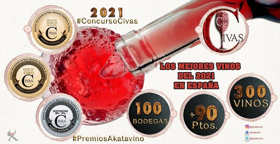 Cartel Anuncio-Concurso CIVAS-2021 Premios AkataVino