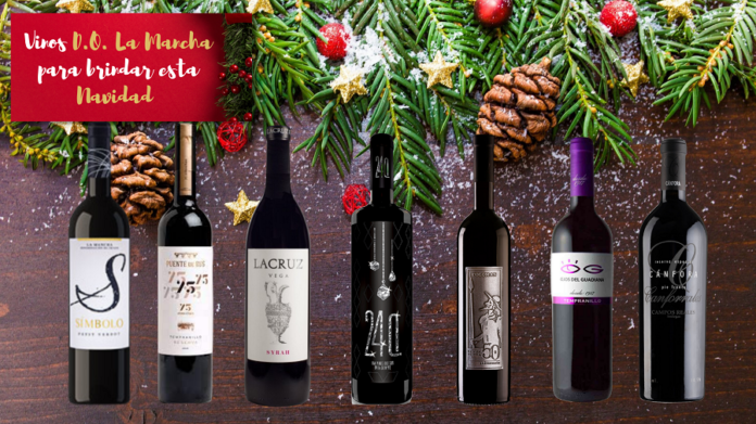 Vinos tintos D.O. La Mancha para brindar esta Navidad