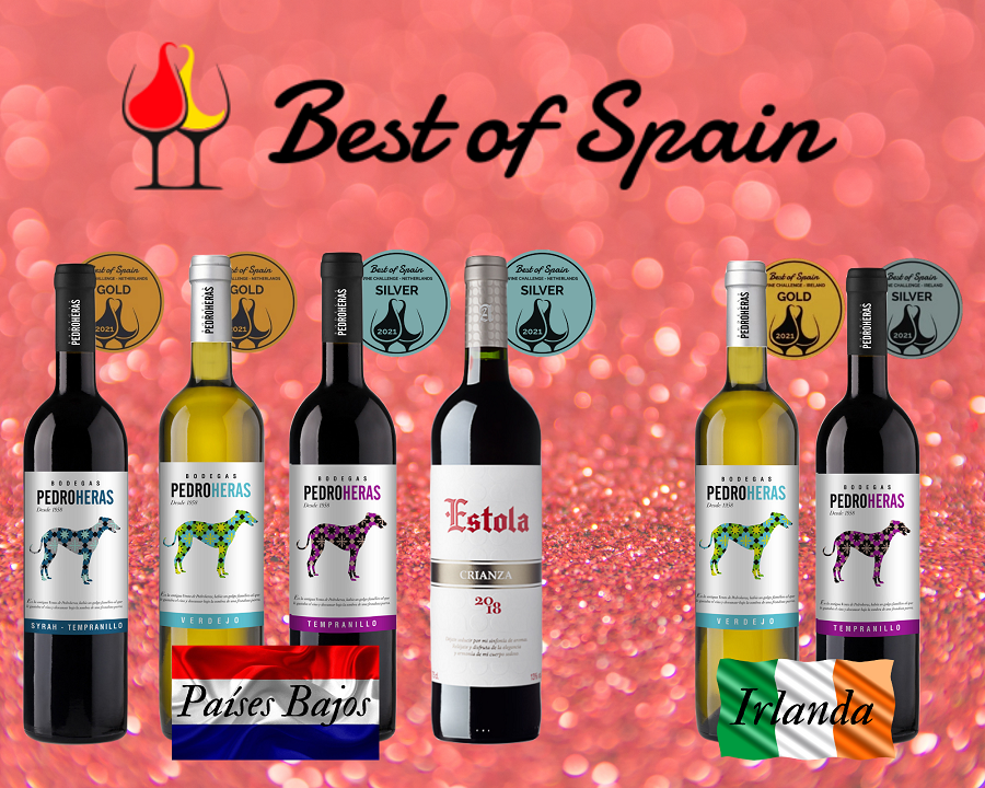 Vinos de Bodegas Pedroheras en Best of Spain Wine Challenge 2021