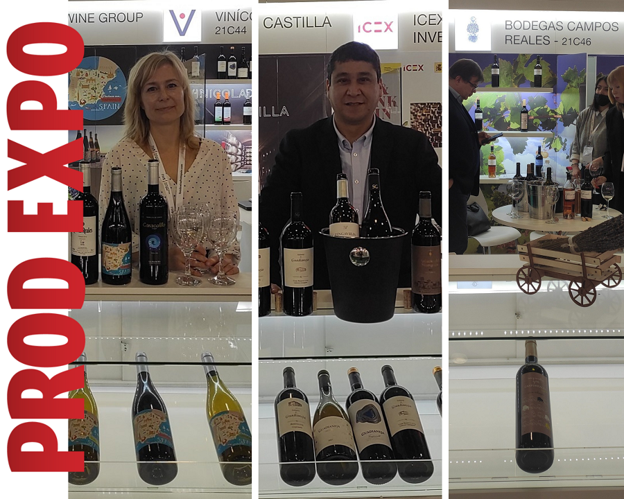 La D.O. La Mancha, presente en Prodexpo 2022 (Viñalesa Wine Group, Vinícola de Castilla y Campos Reales)