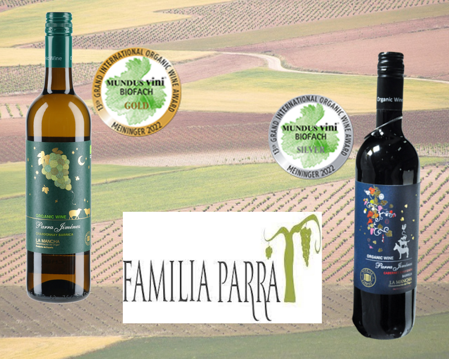 Un blanco de Bodegas Parra Jiménez se alza como el mejor vino ecológico de España en Mundus Vini Biofach 2022 (DO La Mancha)
