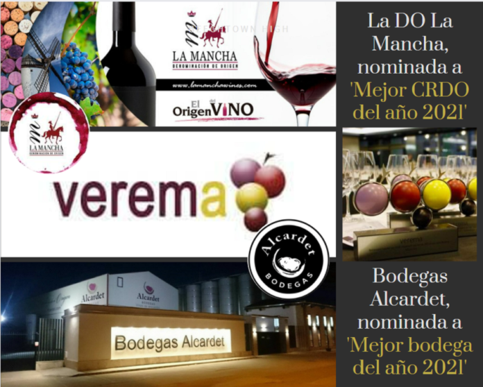 El CRDO La Mancha y Bodegas Alcardet, nominados a los Premios Verema 2021 El CRDO La Mancha y Bodegas Alcardet, nominados a los Premios Verema 2021