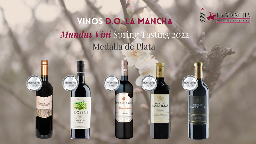 Vinos DO La Mancha, Medalla de Plata Mundus Vini 2022