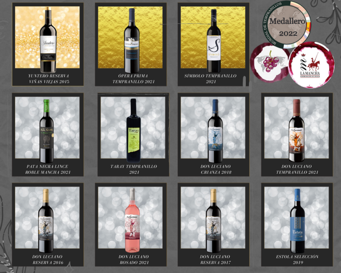Vinos de La Mancha ganadores Mundial de Tempranillos 2022 Vinos de La Mancha ganadores Mundial de Tempranillos 2022