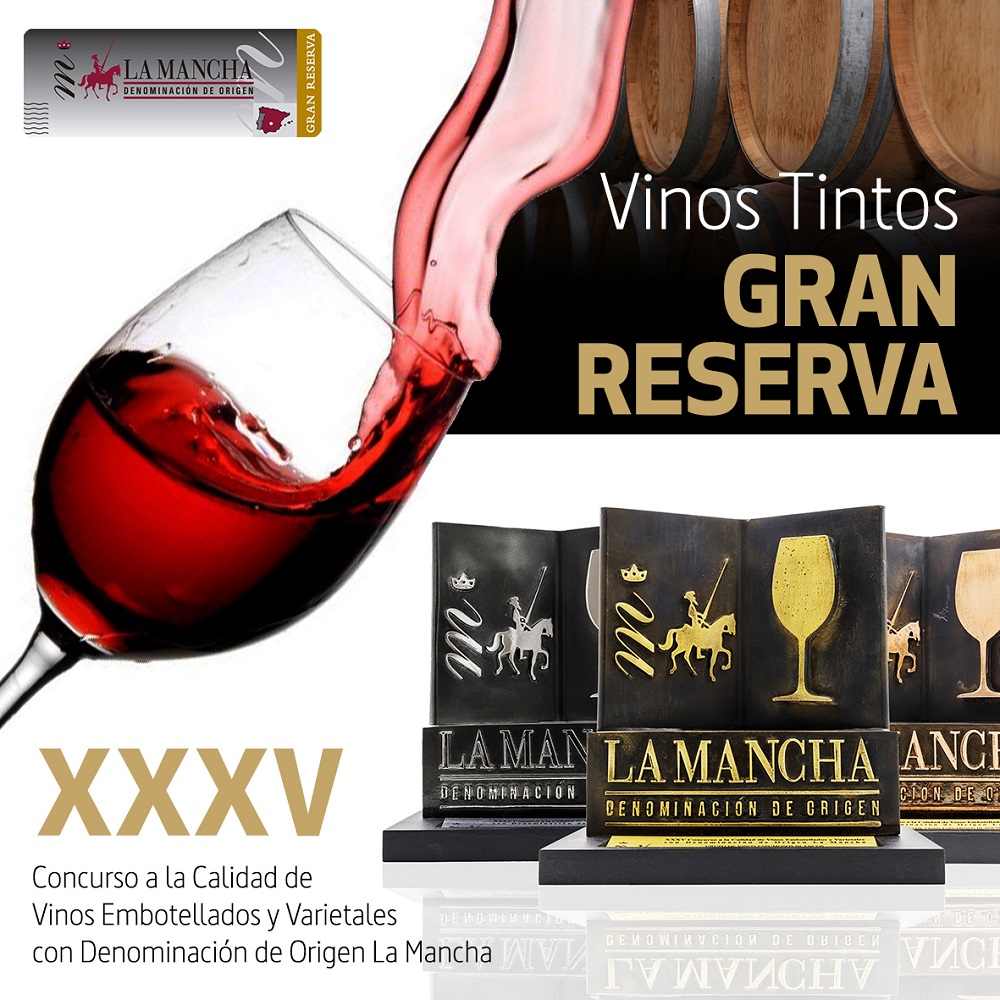 Vinos Tintos Gran Reserva XXXV Premios a la Calidad DO La Mancha