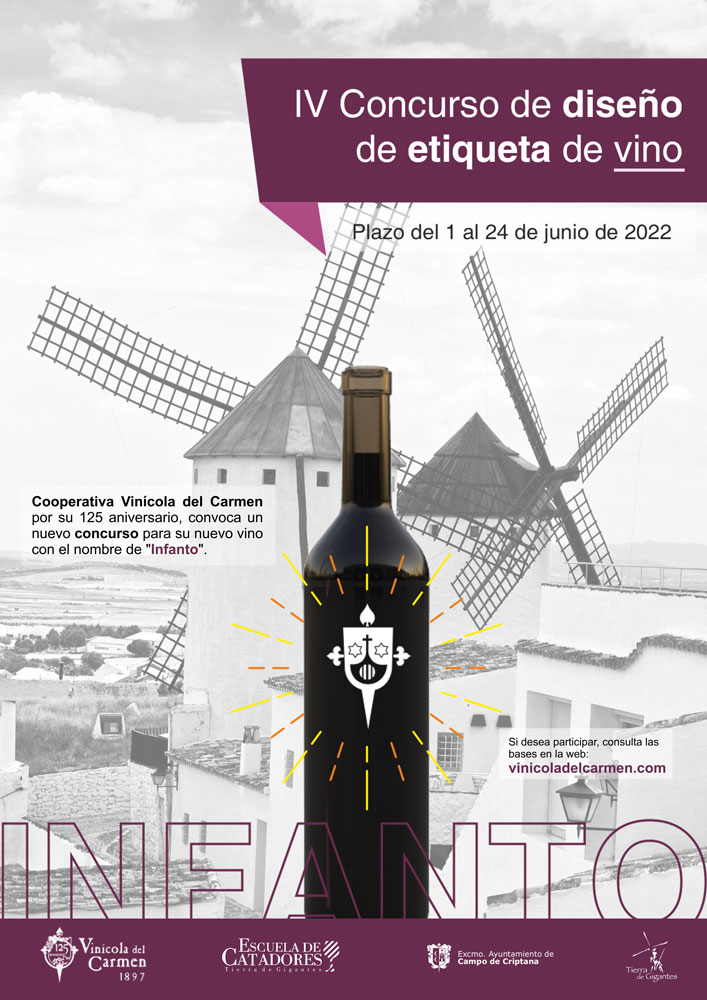 Cartel IV Concurso de Diseño de Etiqueta de Vino Vinícola del Carmen