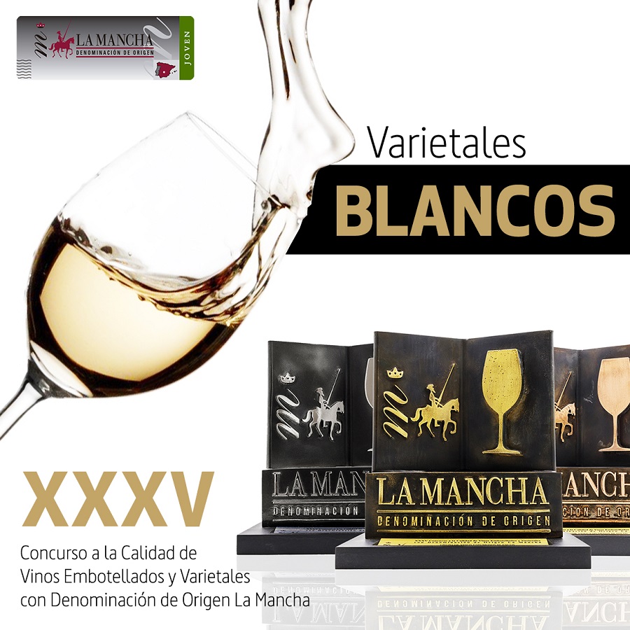 Vinos Blancos Varietales Jóvenes XXXV Premios a la Calidad DO La Mancha