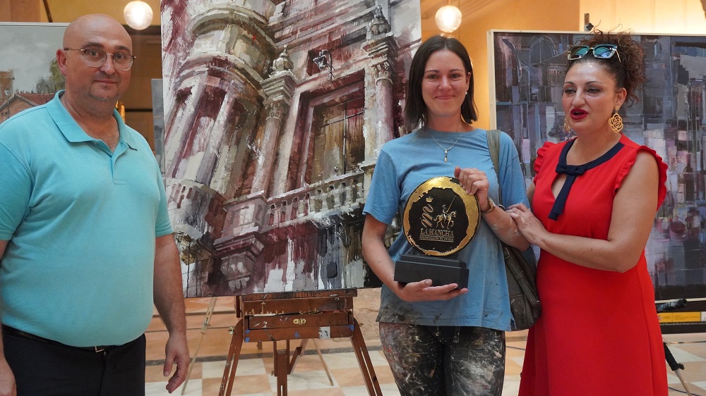 AÍDA MAURI CRUSAT, 1º Premio III Concurso de Pintura Rápida Vinos de La Mancha (Villarrobledo, AB)