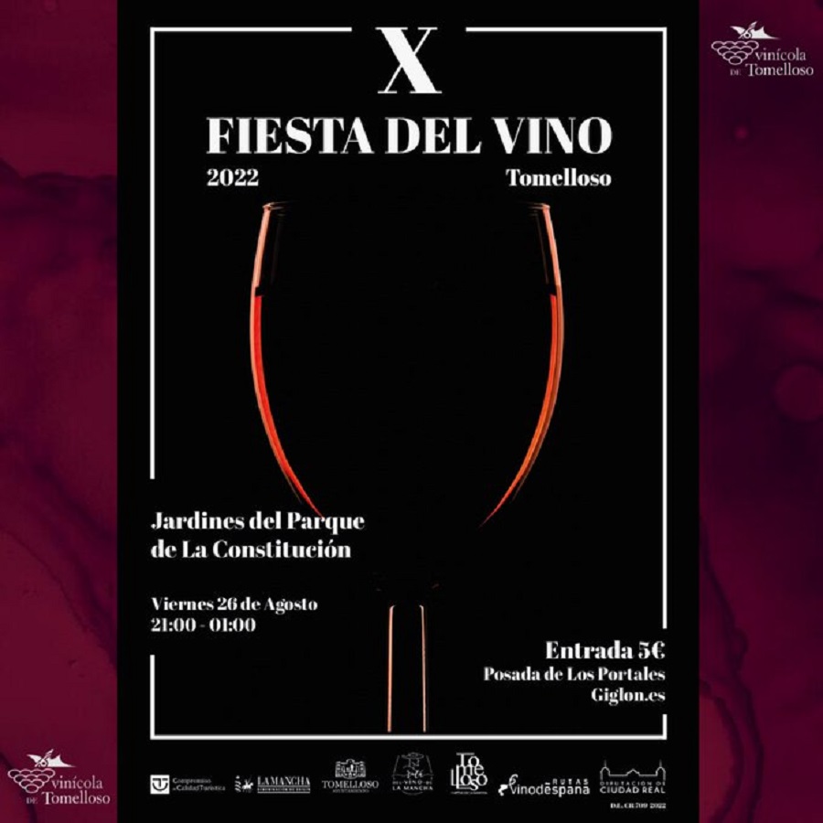 Cartel X Fiesta del Vino de Tomelloso