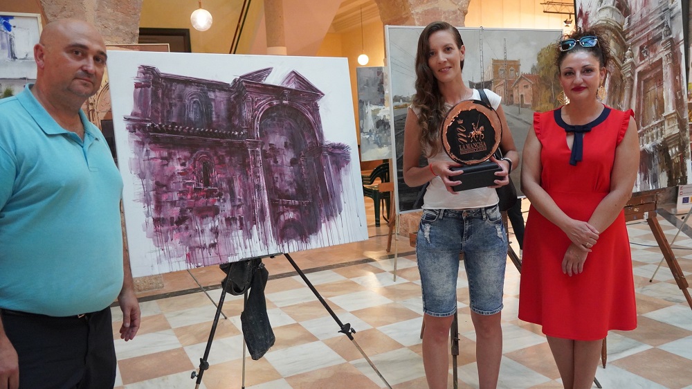 JÉSSICA GONZALEZ PRADOS -GONPRA-, 4º Premio III Concurso de Pintura Rápida Vinos de La Mancha (Villarrobledo, AB)