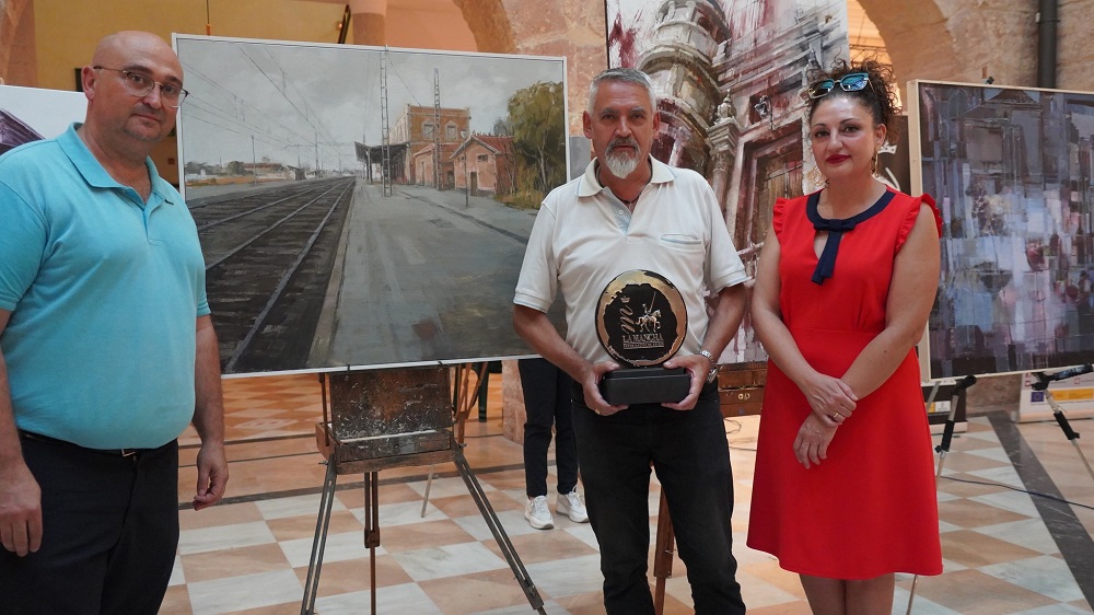 JOSÉ MARÍA DÍAZ MARTÍNEZ, 3º Premio III Concurso de Pintura Rápida Vinos de La Mancha (Villarrobledo, AB)