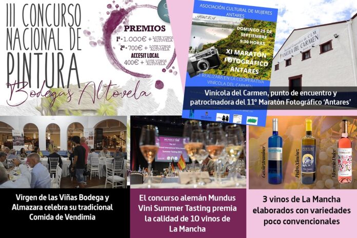 Imagen Destacada Bodegas de La Mancha (del 14 al 20 de septiembre) Imagen Destacada Bodegas de La Mancha (del 14 al 20 de septiembre)