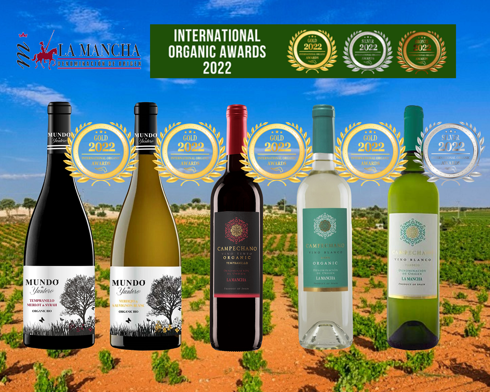 Vinos de La Mancha premiados en los International Organic Awards 2022