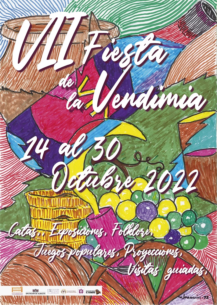 Cartel 7ª Fiesta de la Vendimia de Villarrobledo