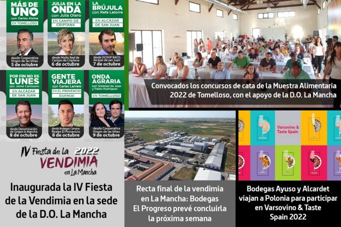 Imagen Destacada Bodegas de La Mancha (del 28 de septiembre al 4 de octubre) Imagen Destacada Bodegas de La Mancha (del 28 de septiembre al 4 de octubre)