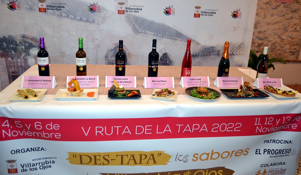 Tapas y vinos de El Progreso, protagonistas en la 5 edición de Des-tapa los sabores de Villarrubia de los Ojos