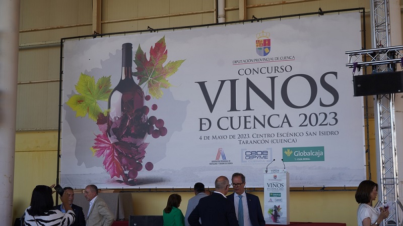 Cartel promocional del Concurso Vinos de Cuenca 2023