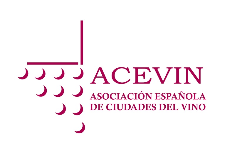Logotipo de la Asociación española de ciudaLogotipo de la Asociación española de ciudades del vino (ACEVIN)des del vino