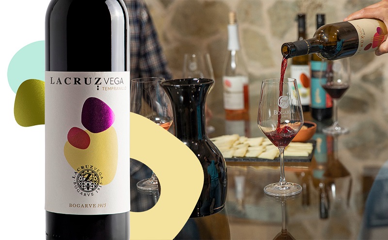 Marca de vinos LaCruz bajo el sello DO La Mancha
