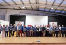 Los Premios Vino y Cultura 2026 reconocen el talento y la trayectoria del sector vitivinícola manchego Foto de familia de los Premios Vino y Cultura